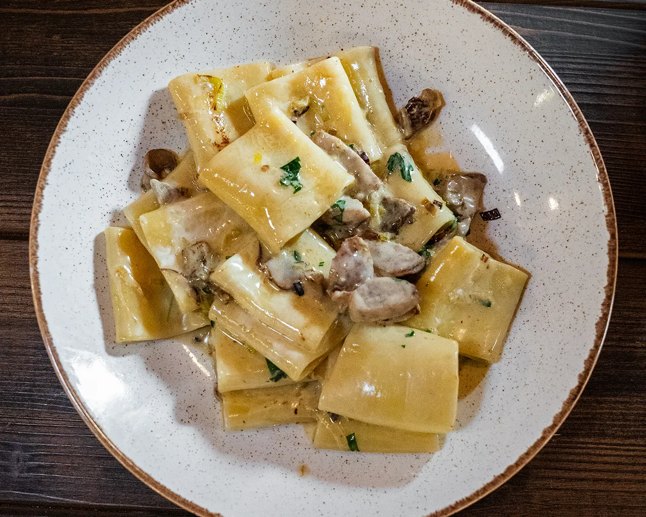 Paccheri a la boscaiola Sorrento Norwood